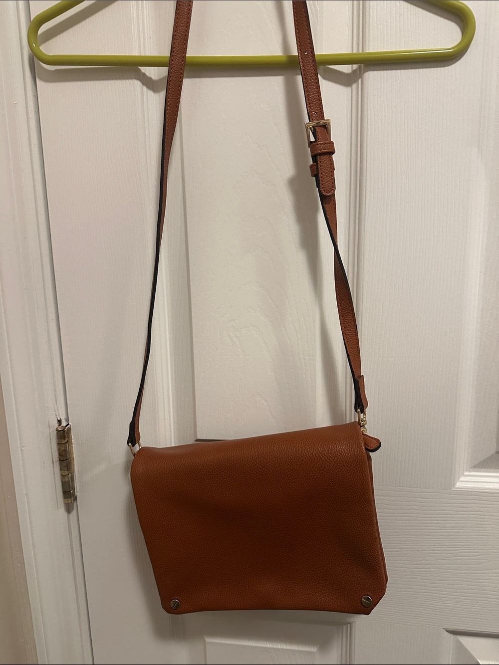 Brown Leather Crossbody Bag
